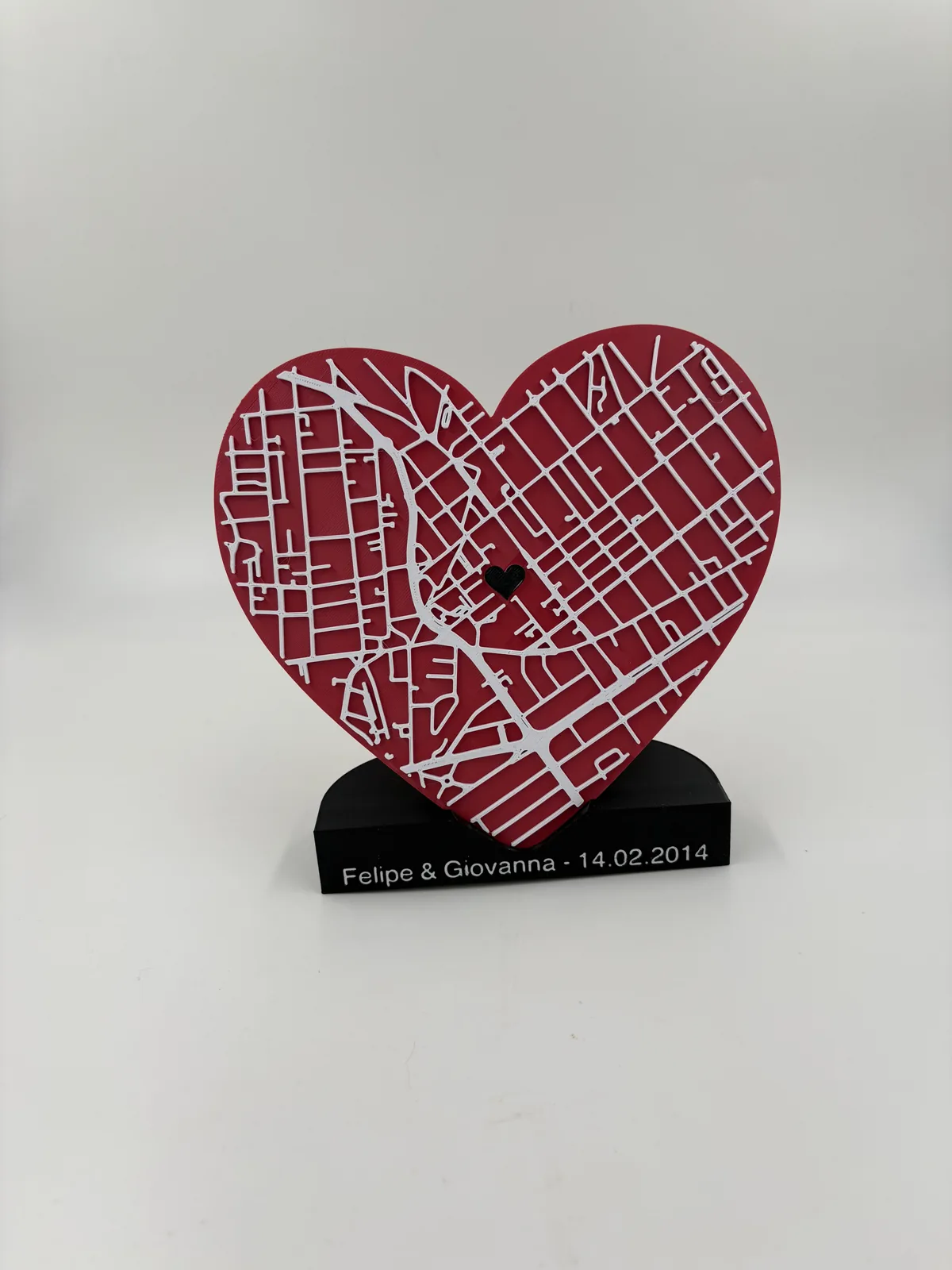 Coração mapa 3D - foto 1 - LUB3D
