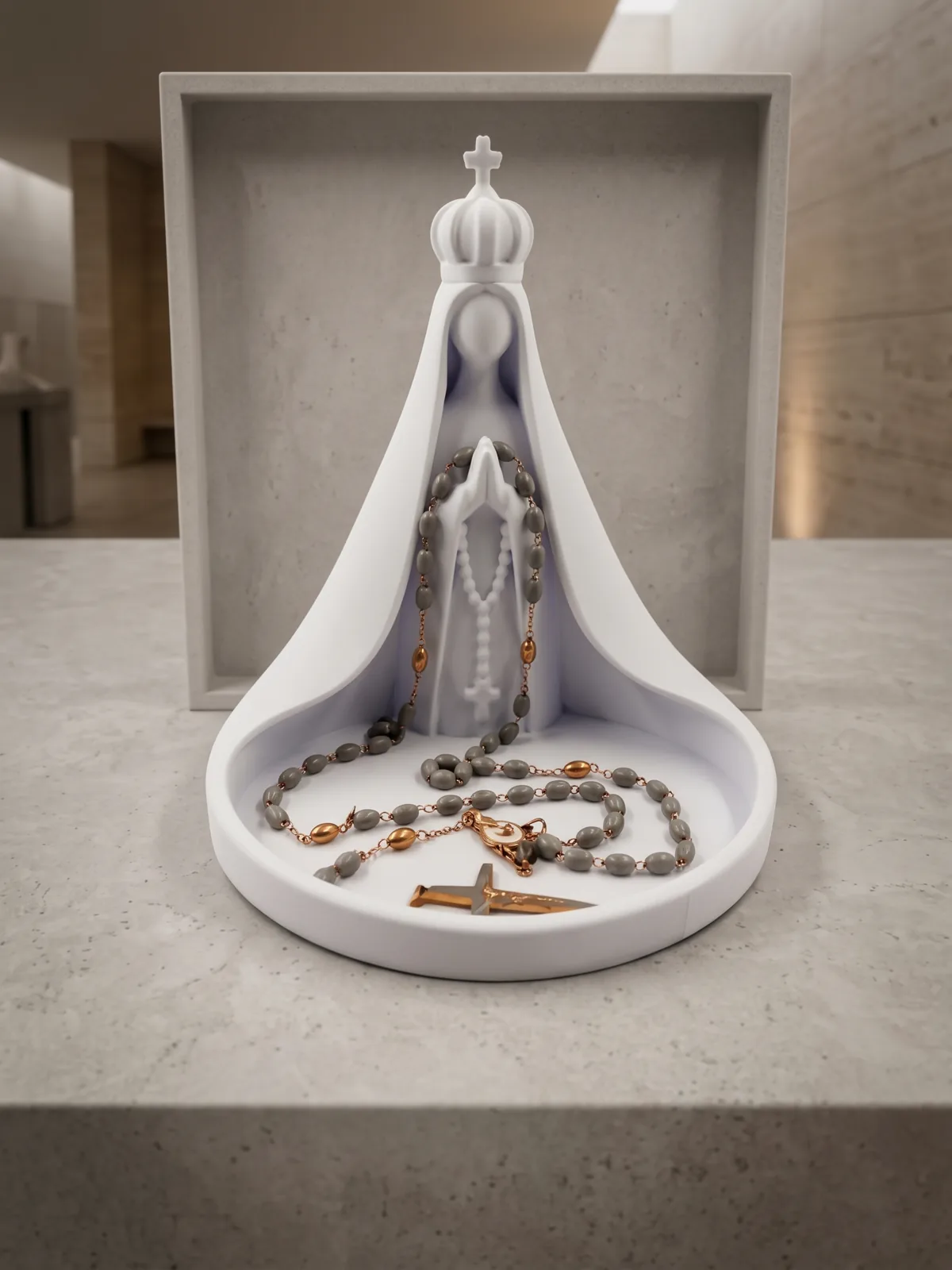 Porta Terço Nossa Senhora - foto 1 - LUB3D
