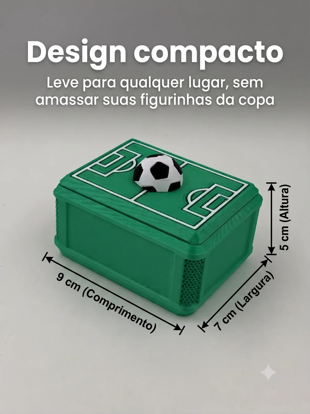 Caixa figurinha P - foto 1 - LUB3D
